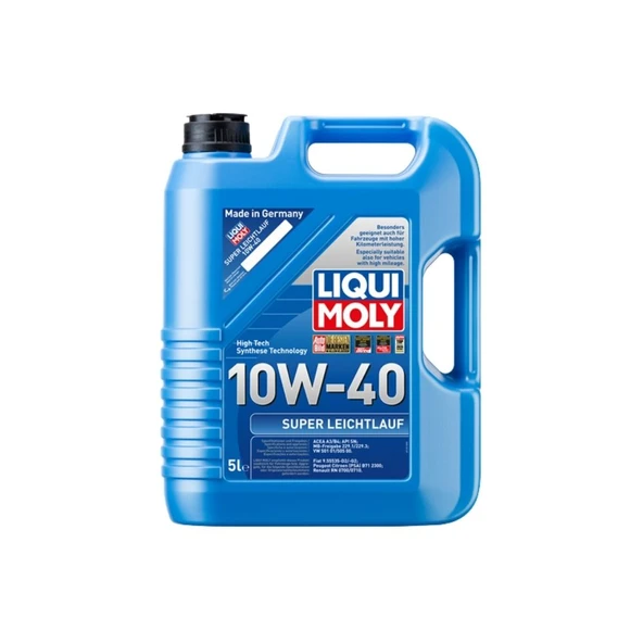 Liqui Moly 10W40 Motor Yağı Süper Sentetik SUPER LEICHTLAUF 5 Litre 9505 ürün görseli 1
