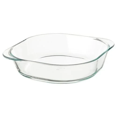 IKEA FOLJSAM Mutfak Fırın Tepsisi Servis Kabı Cam 24.5x24.5 cm ürün görseli 1