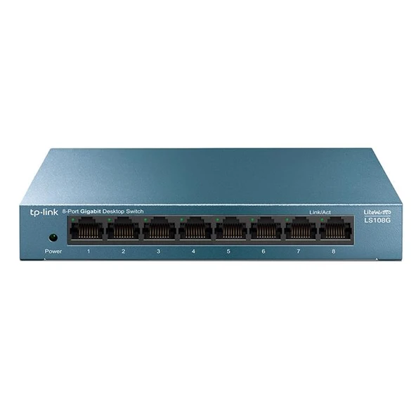 TP-Link LS108G 8 Port 10/100/1000 Mbps Gigabit Switch ürün görseli 1