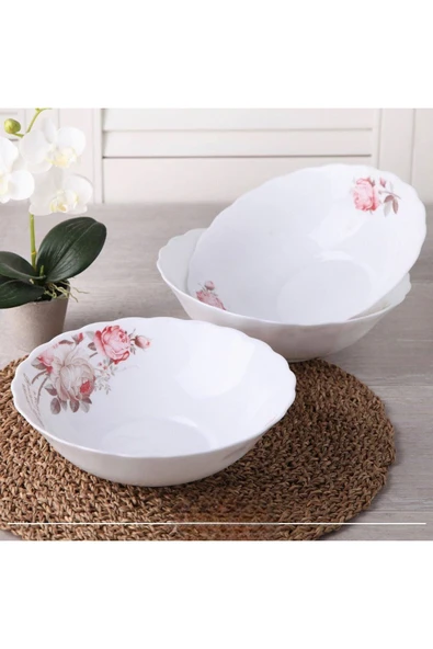 Opal Kase Rose Desen 12.6 cm 6 Adet ürün görseli 1