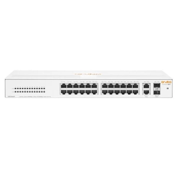 HP Aruba Instant On 1430-24G-2SFP R8R50A 24 Port 10/100/1000 Mbps Gigabit Switch ürün görseli 1