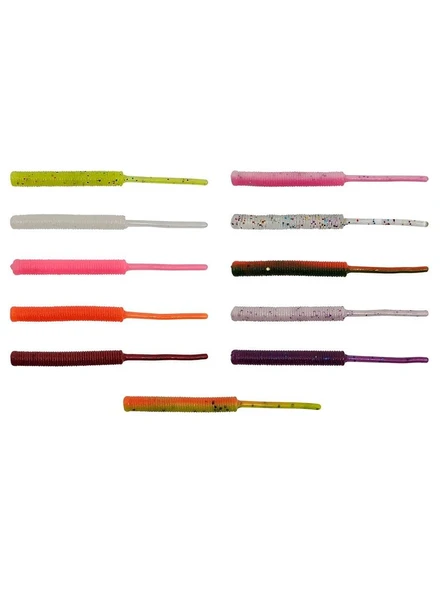Kendo Fire Worm Lrf Silikonu 5cm 18 Adet Kokulu ürün görseli 1