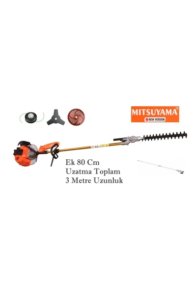 Mitsuyama Japon Sırt Tırpan + Çit Kesme Makinesi 4.2 Kw 5.7 Hp ürün görseli 1