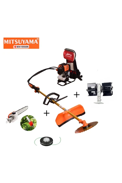 Mitsuyama Sırt Tırpan + Dal Testere + Paletli Çapa Makinesi 4.2kw 5.7hp ürün görseli 1