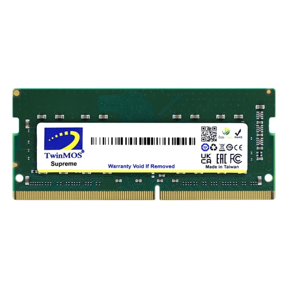 TwinMOS MDD3L8GB1600N 8GB DDR3 1600MHz CL11 Notebook Bellek ürün görseli 1