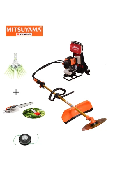 Mitsuyama Japon Sırt Tırpan + Zeytin Hasat + Dal Budama Makinesi 4.2kw 5.7hp ürün görseli 1