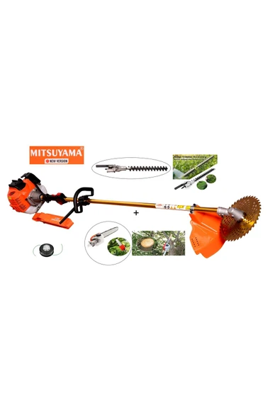 Mitsuyama Japon Yan Tırpan + Zeytin Silkeleme + Yüksek Dal Budama Makinesi 4.2kw 5.7hp ürün görseli 1