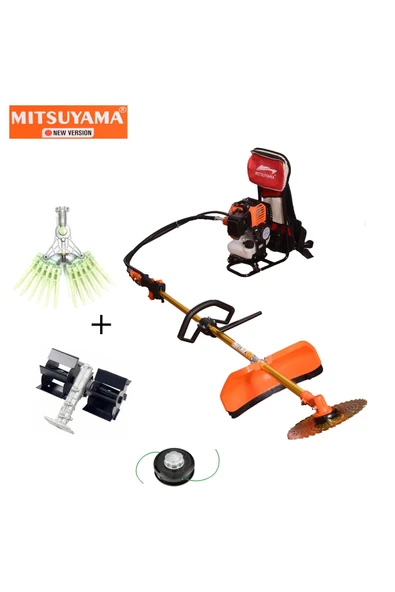 Mitsuyama Japon Sırt Tırpan + Zeytin Hasat + Paletli Çapa Makinesi 4.2kw 5.7hp ürün görseli 1