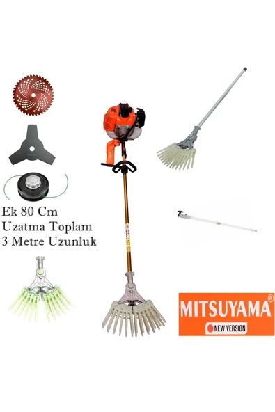 Mitsuyama Japon Yan Tırpan + Zeytin, Fındık, Ceviz Hasat Makinesi 4.2kw 5.7hp ürün görseli 1
