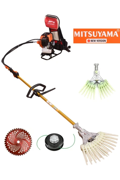 Mitsuyama Japon Sırt Tırpan + Zeytin, Fındık, Ceviz Hasat Makinesi 4.2kw 5.7hp ürün görseli 1