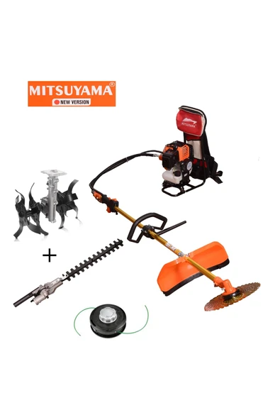 Mitsuyama Japon Sırt Tırpan + Çit Kesme + Akrep Çapa Makinesi 4.2kw 5.7hp ürün görseli 1