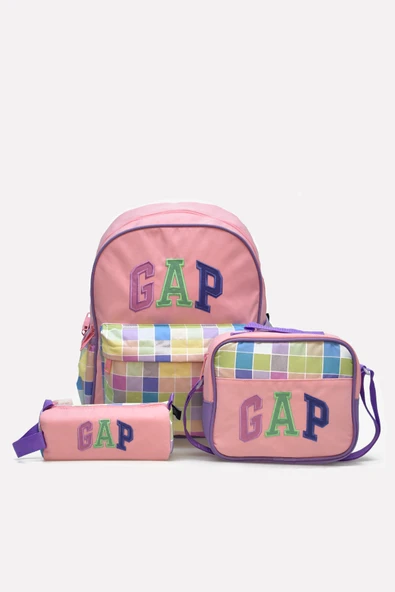 Gap Kız Çocuk 3'lü Okul Seti İlkokul Çantası & Beslenme & Kalemlik 12800 ürün görseli 1