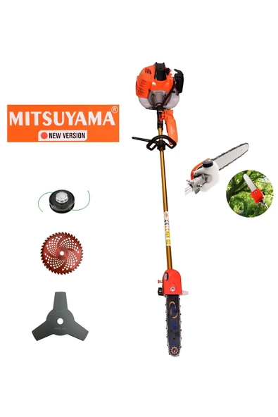 Mitsuyama Japon Yan Tırpan + Yüksek Dal Budama Makinesi 4.2kw 5.7hp ürün görseli 1