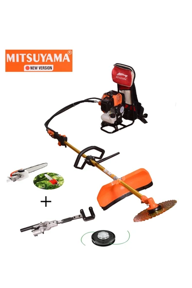 Mitsuyama Japon Sırt Tırpan + Zeytin Silkeleme + Dal Budama Makinesi 4.2kw 5.7hp ürün görseli 1