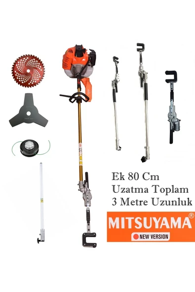 Mitsuyama Japon Sırt Tırpan + Zeytin Silkeleme Makinesi 4.2kw 5.7hp ürün görseli 1
