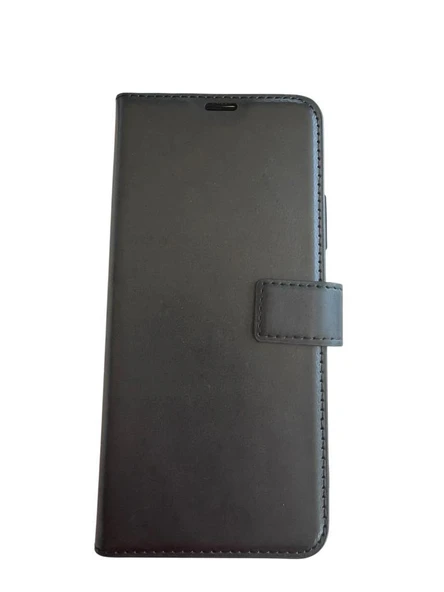 Redmi Note 10 ile Uyumlu Cüzdanlı Kılıf Siyah ürün görseli 1