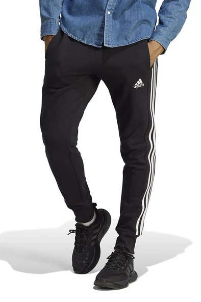 adidas M 3S FT TC PT HA4337 Siyah Erkek Eşofman Altı ürün görseli 1