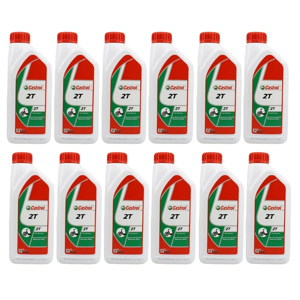 Castrol 2t 2 Zamanlı Motor Yağ 1lt - 12 Adet ürün görseli 1