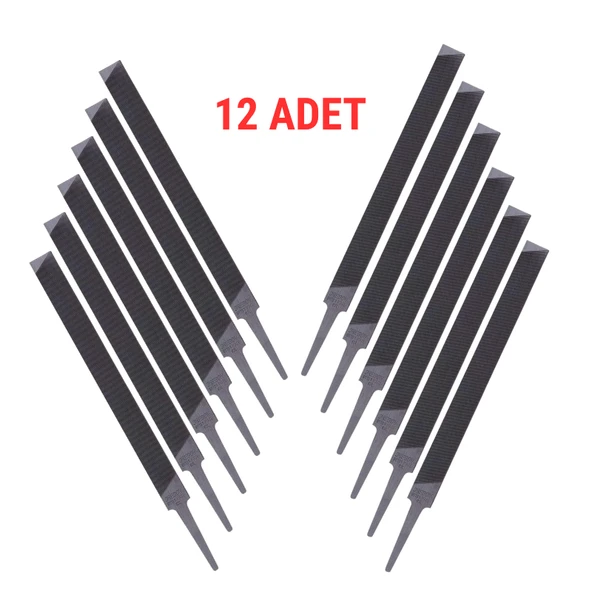 Vallorbe Yassı Eğe 150mm - 12 Adet ürün görseli 1