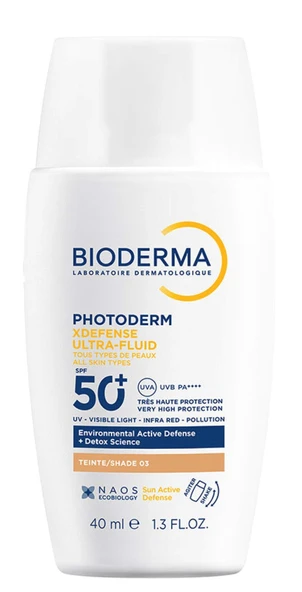 Bioderma Photoderm XDefense Spf50+ Tüm Cilt Tipleri İçin Renkli Güneş Kremi 40 ml - Golden ürün görseli 1