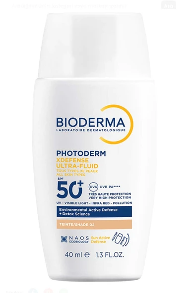 Bioderma Photoderm XDefense Spf50+ Tüm Cilt Tipleri İçin Renkli Güneş Kremi 40 ml - Light ürün görseli 1