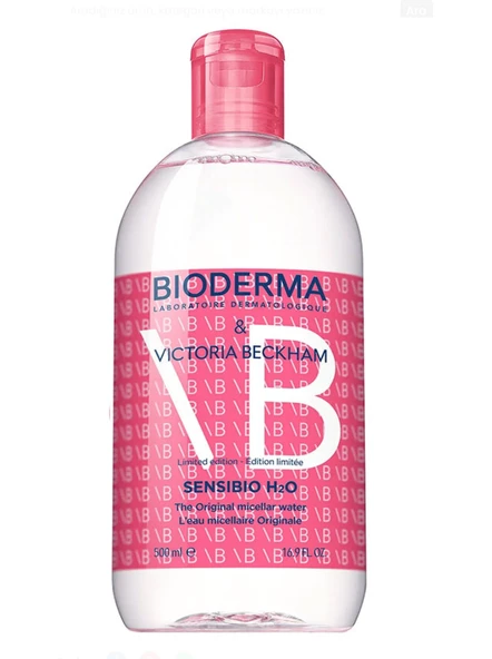 Bioderma Sensibio H2O Yüz ve Makyaj Temizleme Suyu 500 ml - Victoria Beckham Limited Edition ürün görseli 1