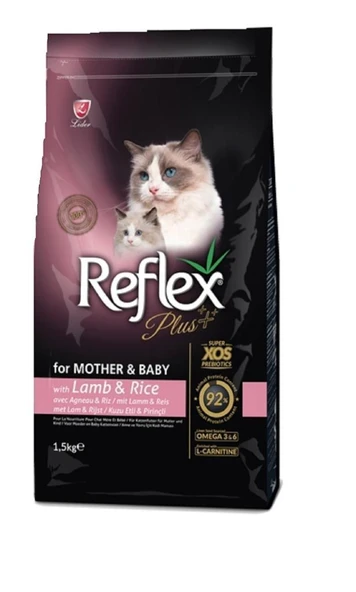Reflex Plus Mother & Baby Kuzulu Yavru Kedi Maması 1,5 Kg ürün görseli 1