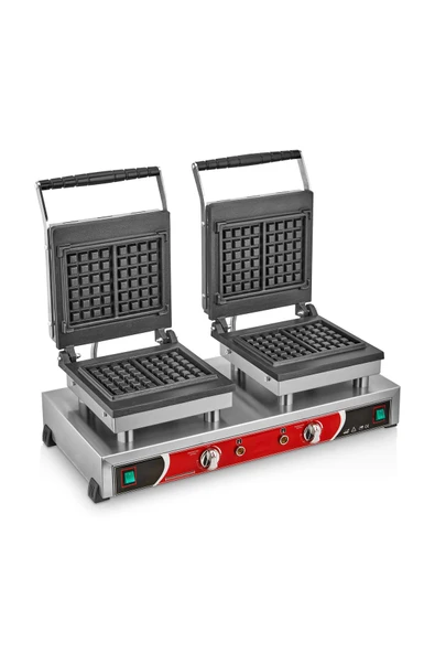 KUTLU TİCARET KUTLU ÇİFTLİ KARE WAFFLE MAKİNESİ ürün görseli 1