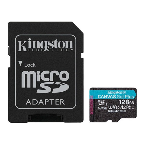 KINGSTON  128GB mSD CanvasGo+ SDCG4/128GB ürün görseli 1