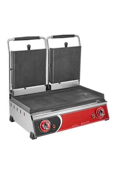 KUTLU TİCARET KUTLU 20 DİLİM ÇİFT KAPAKLI HAMBURGER TOST MAKİNESİ (ELEKTRİKLİ) ürün görseli 1