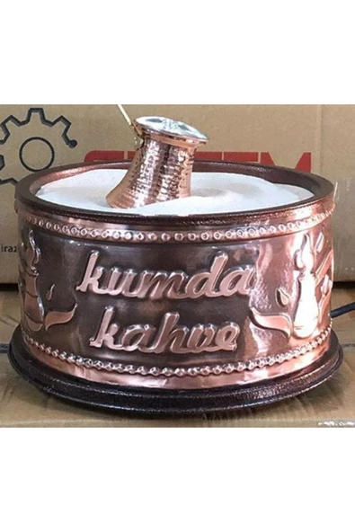 KUTLU Premium Bakır Kumda Kahve Makinesi ürün görseli 1