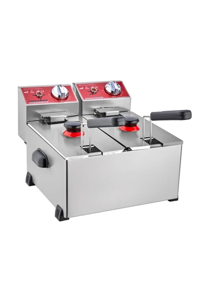 KUTLU TİCARET KUTLU 3+3 LT FRİTÖZ ürün görseli 1