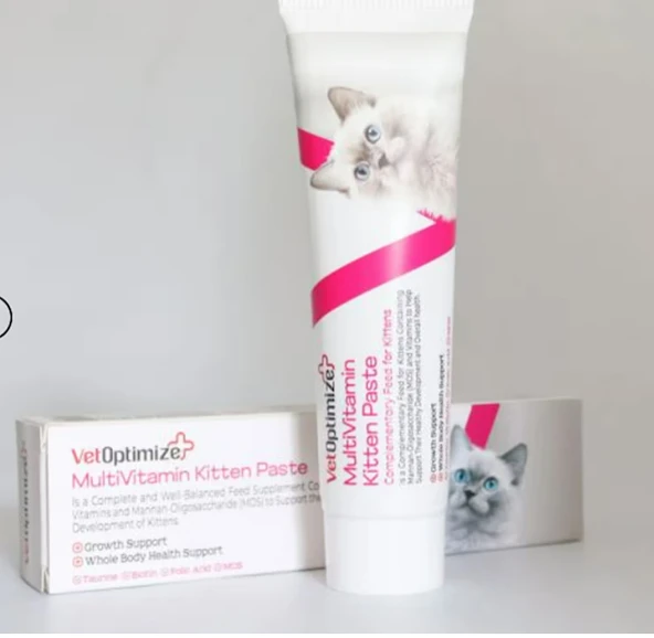 VetOptimize Multivitamin Kitten Pasta (Yavru Kediler İçin Multivitamin Desteği) 100 Gr ürün görseli 1