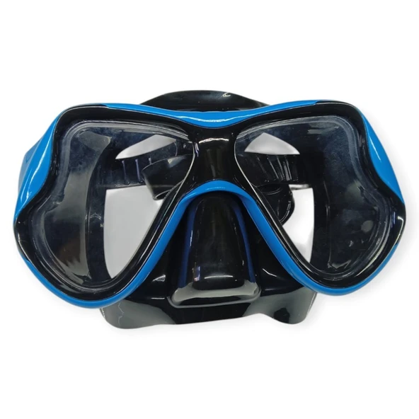 Star Diving Dalış Maskesi Yetişkin - 51705-MAVİ - Resim 2