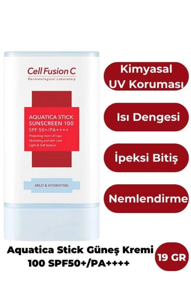 CELL FUSİON C AQUATICA NEMLENDİRİCİ YÜKSEK KORUYUCU STİCK GÜNEŞ KREMİ 19 GR ürün görseli 1