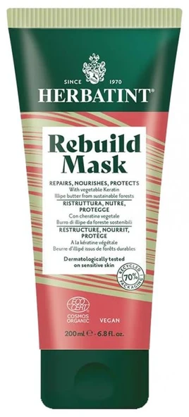 Herbatint Rebuild Mask Repairing Mask Organic 200ml ürün görseli 1
