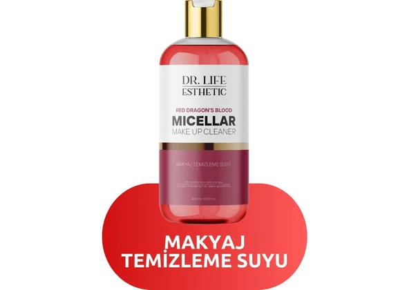DR LİFE RED DRAGON’S BLOOD MİCELLAR MAKYAJ TEMİZLEME SUYU 400 ML ürün görseli 1