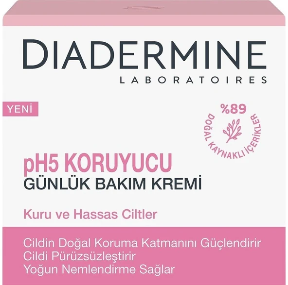 DİADERMİNE PH5 KURU/HASSAS KREM 50 ML ürün görseli 1