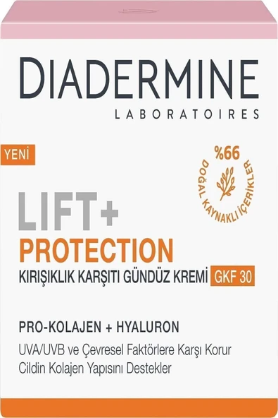 DİADERMİNE LİFT+ KREM PROTECTİON GÜNDÜZ KREMİ GKF30 50ML ürün görseli 1