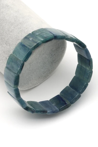 Kyanit Doğal Taş Bileklik 10 x 18 mm Özel Kesim ürün görseli 1