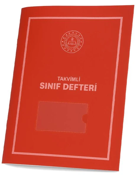 Gülpaş Takvimli Sınıf Defteri Kırmızı Plastik Kapak İlkokul 390 ürün görseli 1