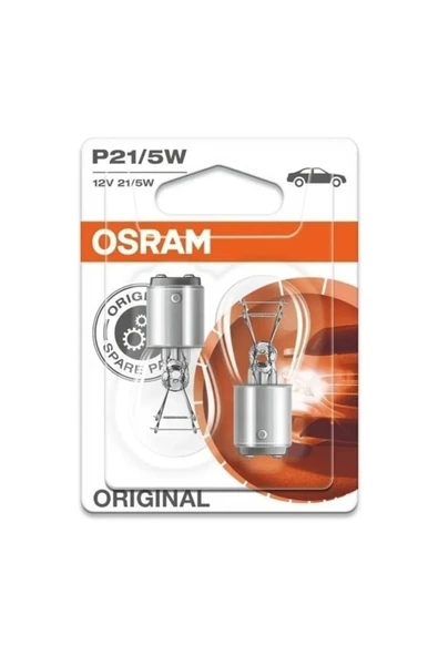 Osram P21/5w Yeni Nesil 1016 Stop Ampul 12v 21/5w Çift Duy Çapraz Tırnak 2 Adet ürün görseli 1