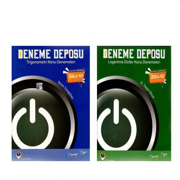 Deneme Deposu AYT Trigonometri ve Logaritma Konu Denemeleri Seti 2 Kitap ürün görseli 1