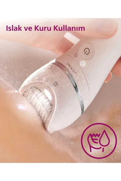 Philips 8000 Serisi BRE720/05 Islak Kuru Epilatör - Resim 7