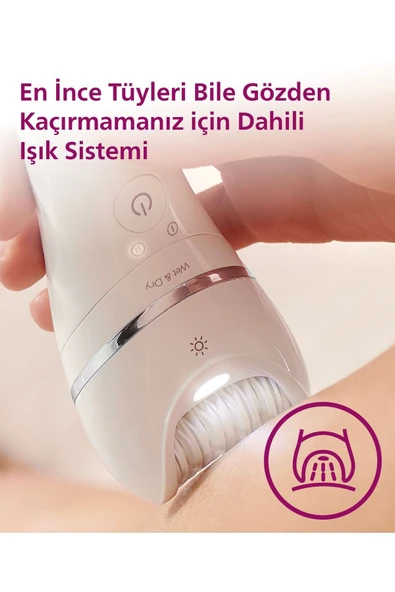 Philips 8000 Serisi BRE720/05 Islak Kuru Epilatör - Resim 5