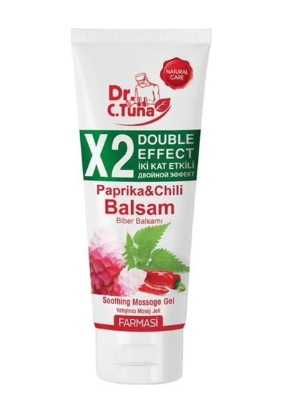 FARMASİ DR. C. TUNA İKİ KAT ETKİLİ BİBERLİ MASAJ JELİ 250 ML ürün görseli 1