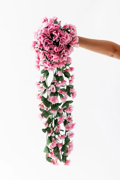 Güleç Yapay Çiçek Yapay Begonvil Çiçeği 75 cm Pembe 22 dal ürün görseli 1