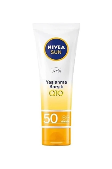 Nivea Yaşlanma ve Leke Karşıtı Q10 50 ml 50 Faktör Güneş Kremi ürün görseli 1