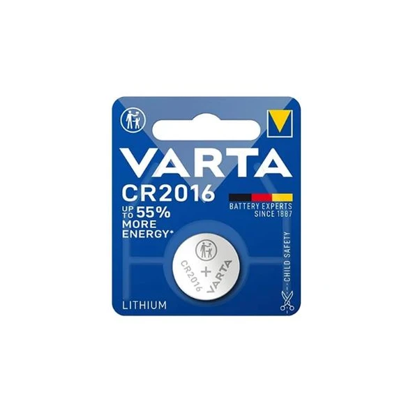 Varta Pil Lithium 3V CR2016 ürün görseli 1