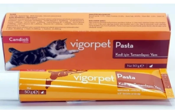 candioli Candıolı Vigorpet Pasta Kediler Için Tamamlayıcı Yem 50 gr ürün görseli 1
